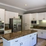 White Kitchen Cabinets with Detail