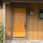 Walnut Creek home. Door painted by Paintmasters. Colors: Sherwin Williams Sunflower SW6678