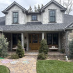 Pleasant Hill, CA home. Exterior paint by Paintmasters. Colors: Benjamin Moore Chelsea Gray