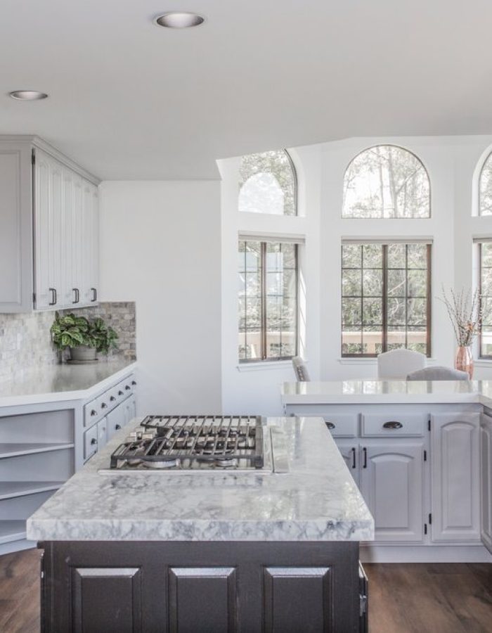 White and Grey Kitchen Refresh