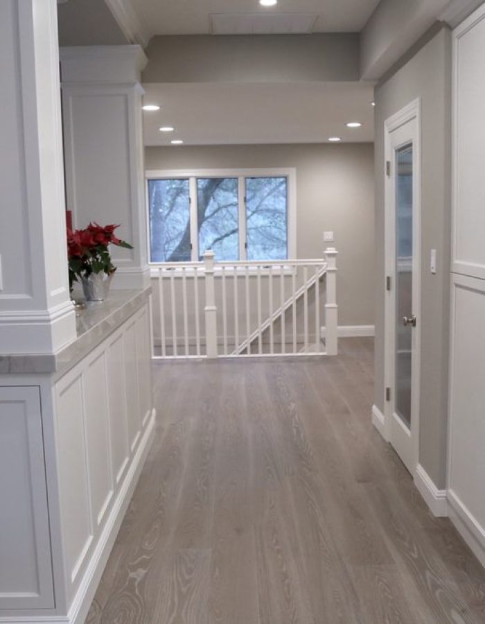 White and Grey Hallway