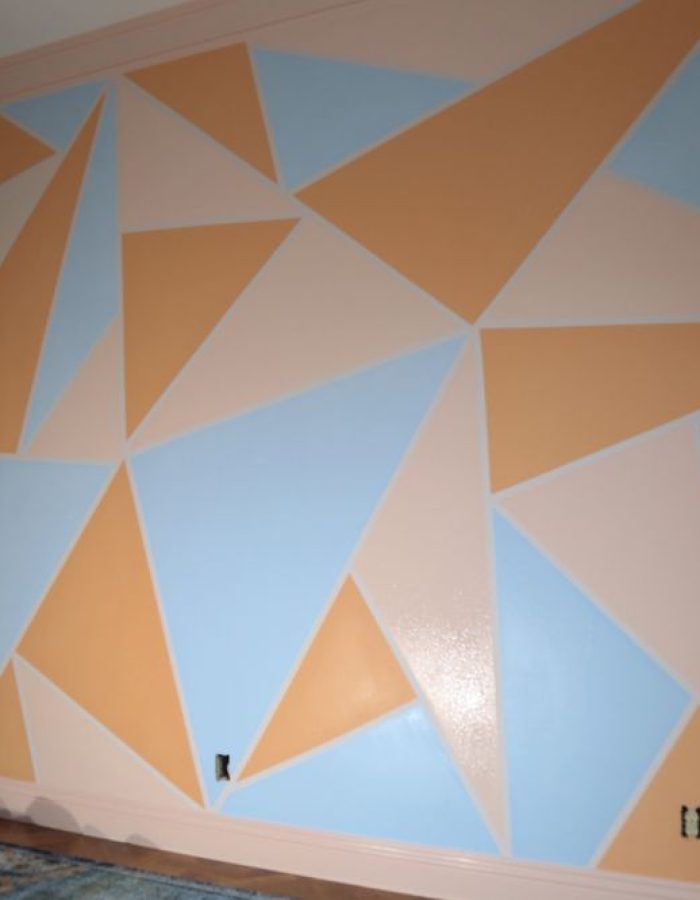 Geometric Mural Interior