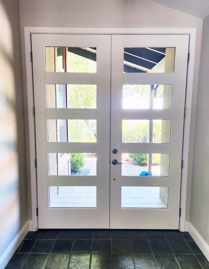 Freshly painted entry doors Walnut Creek