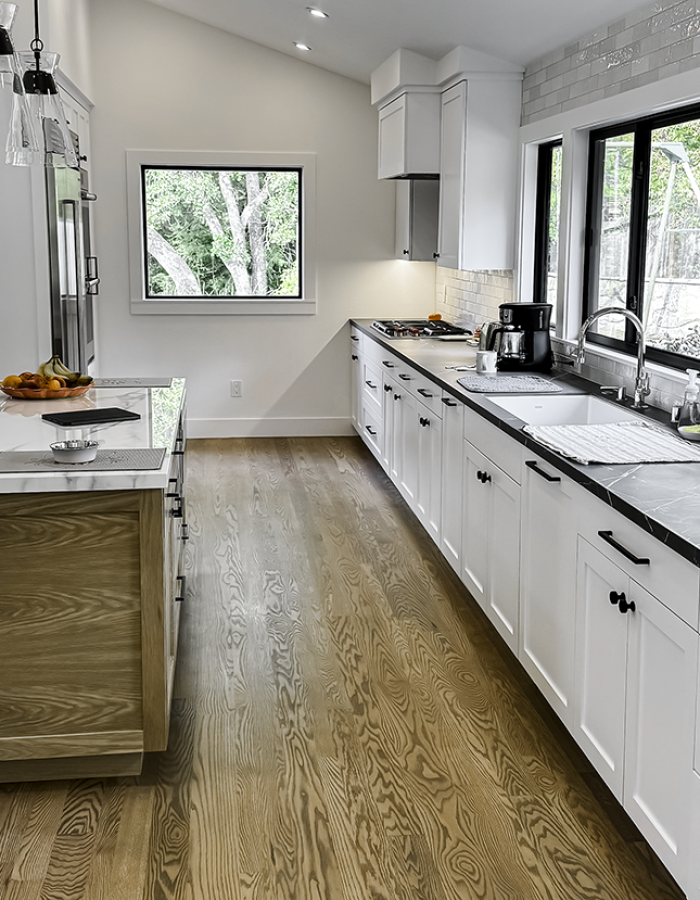 Beautiful Kitchen Remodel in Lafayette - Impeccable White Cabinets and Trim by Paintmasters